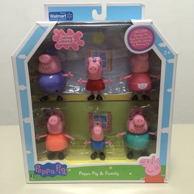 peppa pig and family figures