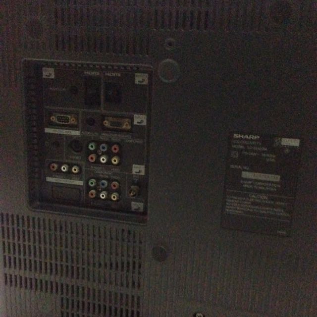 Sharp aquos hdmi tv manual