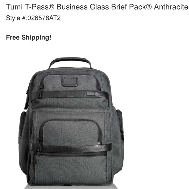 Tumi ALPHA 2 TPass Business Class, Sports Equipment, Exercise