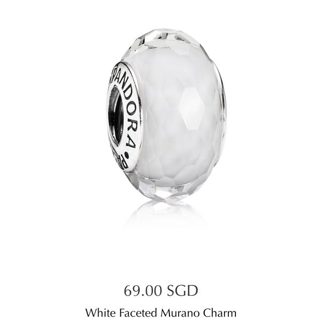 Vintage White Munaro Pandora Charm Women s Fashion Jewelry