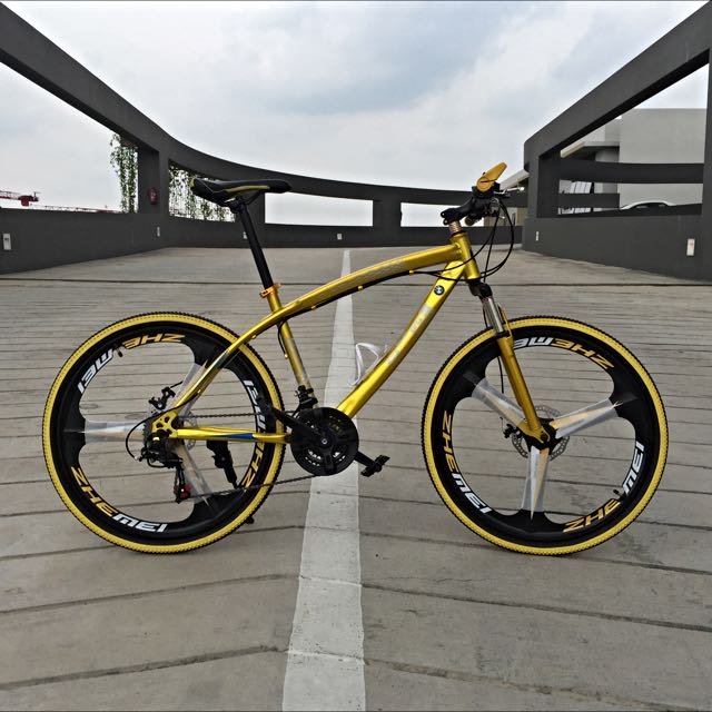 Golden porsche hot sale bike
