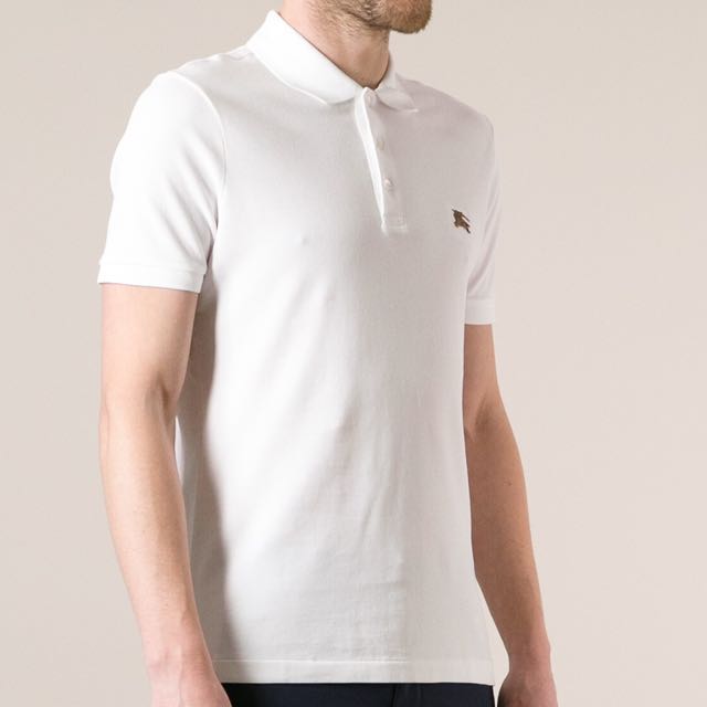 BURBERRY Brit White Men's Polo Tee Shirt 100% AUTH+BRAND NEW!, Men's  Fashion, Tops & Sets, Tshirts & Polo Shirts on Carousell