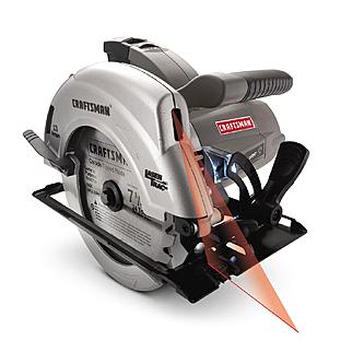 Craftsman 7 1 4 In Circular Saw With Laser Trac Laser And Led