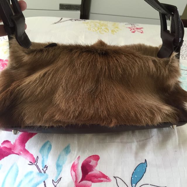 Diane gail fur best sale purse