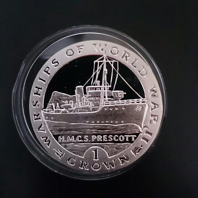 Gibraltar 1993 HMCS Prescott Silver Proof 1 Crown, Women's Fashion ...