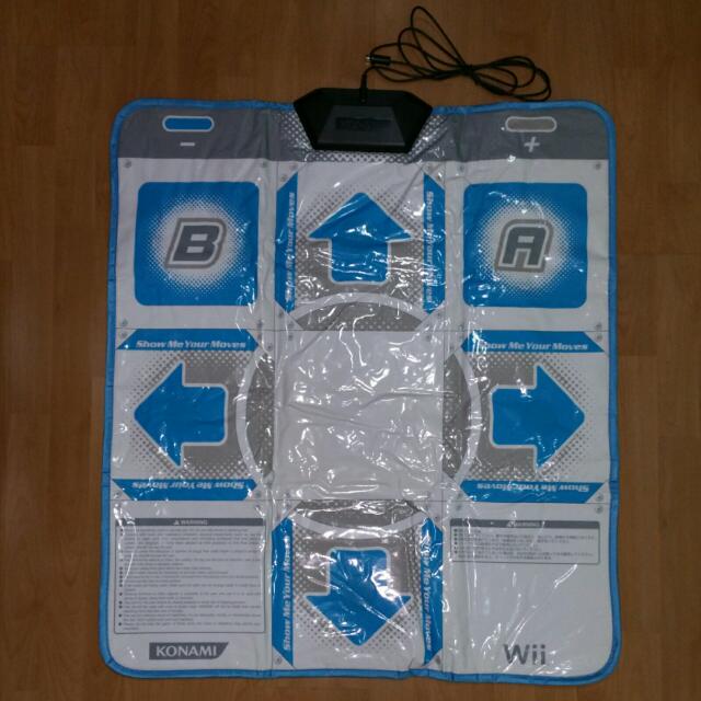 Konami Dance Dance Revolution Ddr Dance Mat Pad For Nintendo Wii