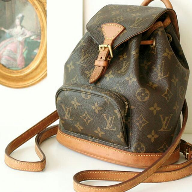 Vintage Lv Backpack, Women's Fashion, Bags & Wallets, Purses & Pouches on  Carousell