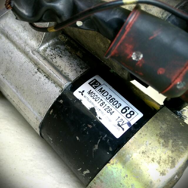Mitsubishi Lancer Starter Motor, Car Accessories on Carousell