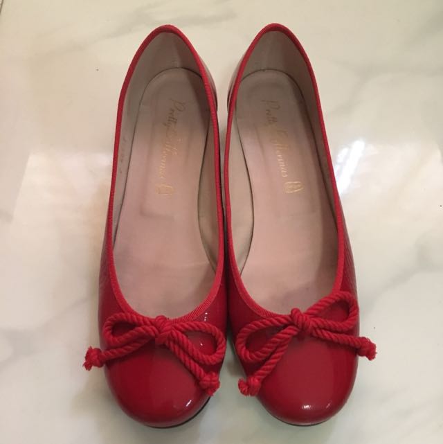 pretty ballerinas red