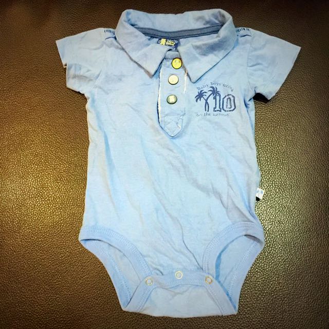 Teddy Boom Brand Blue Onesie 3 To 6mths Babies Kids On Carousell