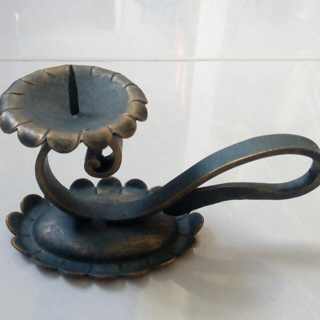 Wrought Iron Candles Holder, Furniture & Home Living, Kitchenware
