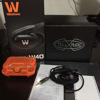 Reserved - Westone W40 With Null Audio Lune MKIII Cable