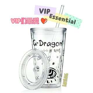 G-Dragon Starbucks Inspired Straw Cup