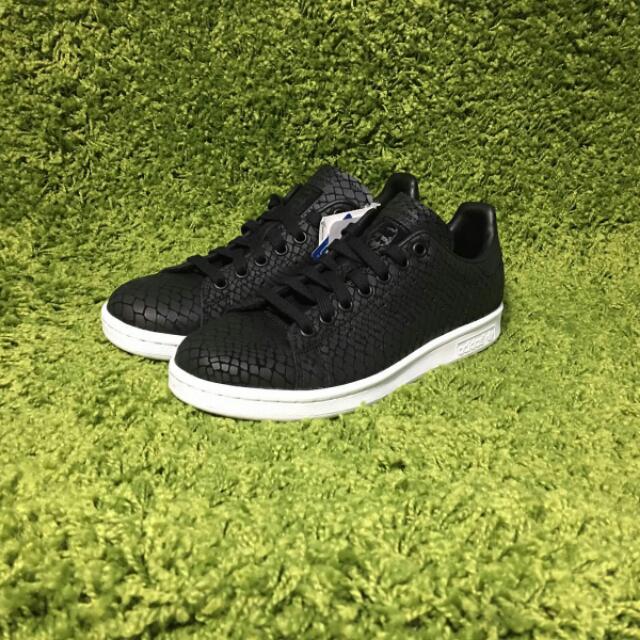 Adidas Stan Smith Black Croc Women s Fashion Footwear