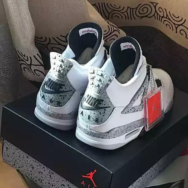 jordan retro 4 white cement