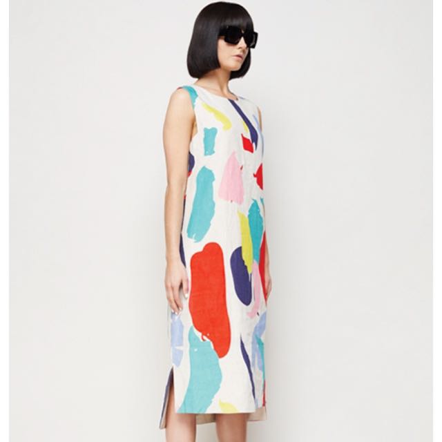 gorman linen dress