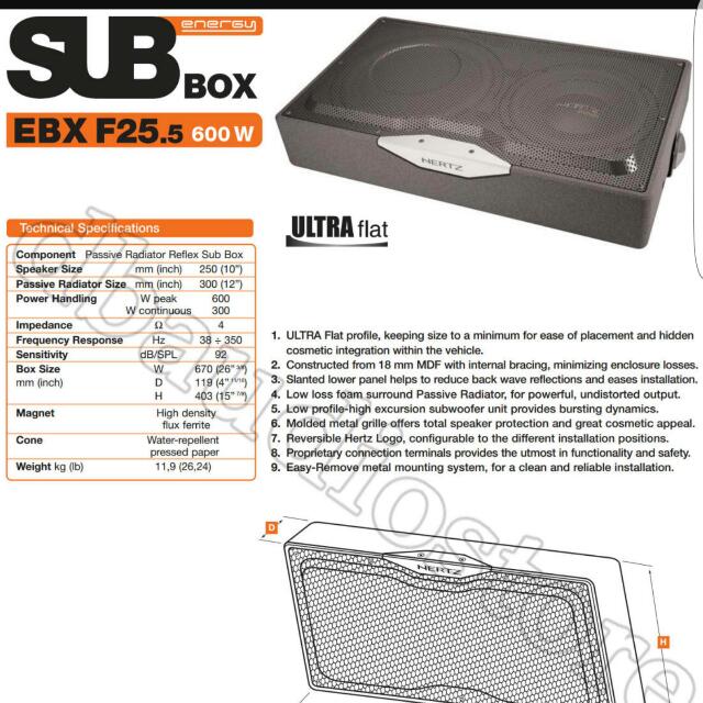 Hertz Ebx F25