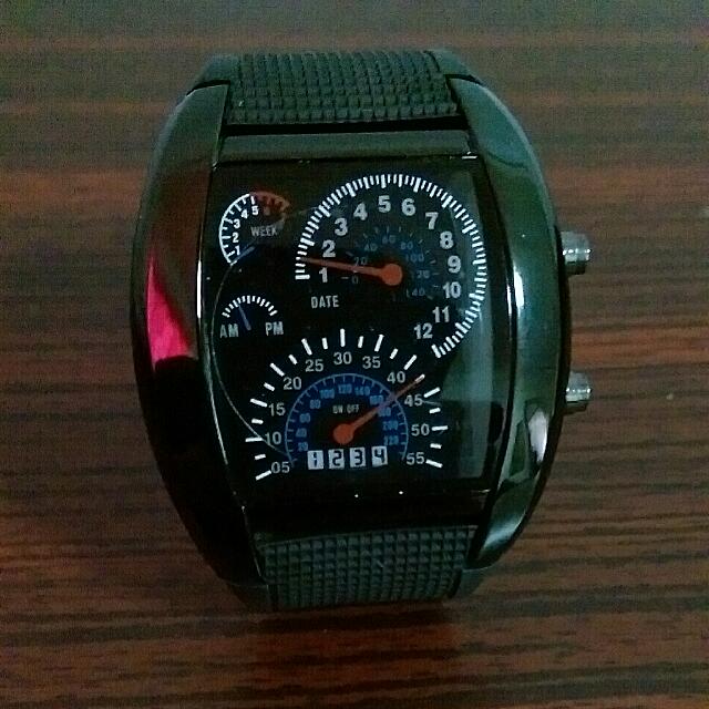 speedometer led watch