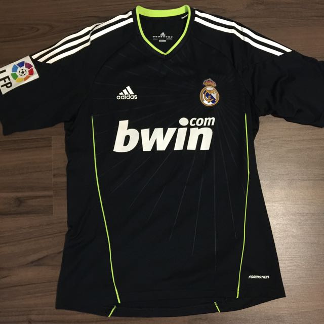 real madrid black and green jersey