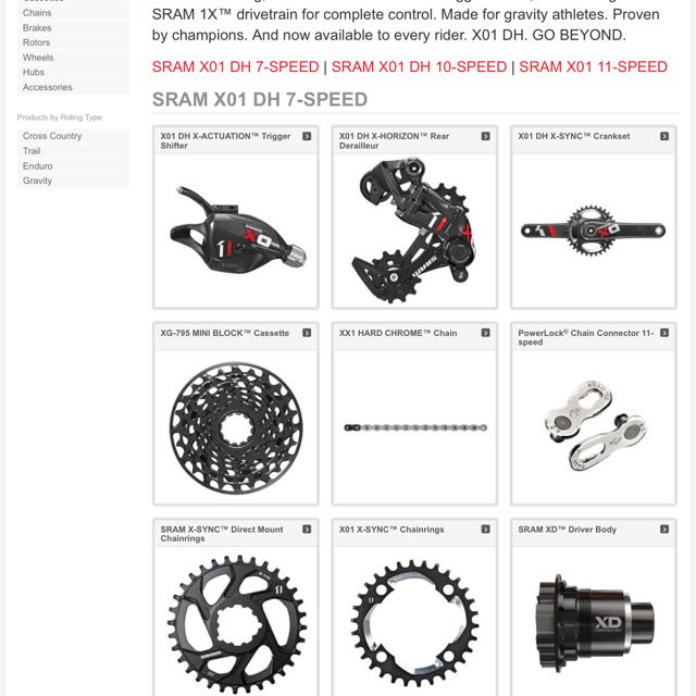 dh groupset