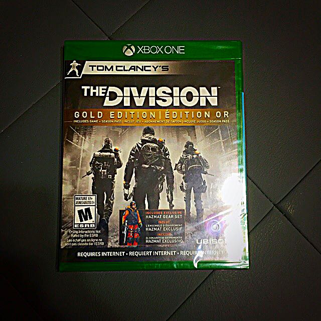 The Division Gold Edition Xbox One Toys Games On Carousell