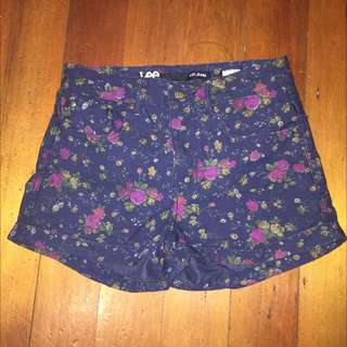 Jeans Shorts Lee Liberty Floral 12