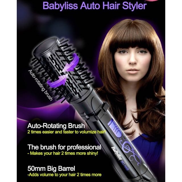Babyliss Auto Brush Curler Big Hair Rotating Style Volume Magic, Beauty &  Personal Care, Face, Face Care on Carousell