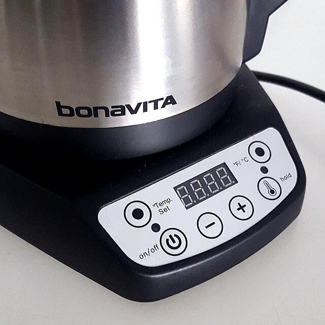 Bonavita Variable Temperature Gooseneck Kettle 1 Litre, TV & Home
