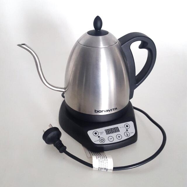Bonavita Variable Temperature Gooseneck Kettle 1 Litre, TV & Home Appliances, Kitchen Appliances