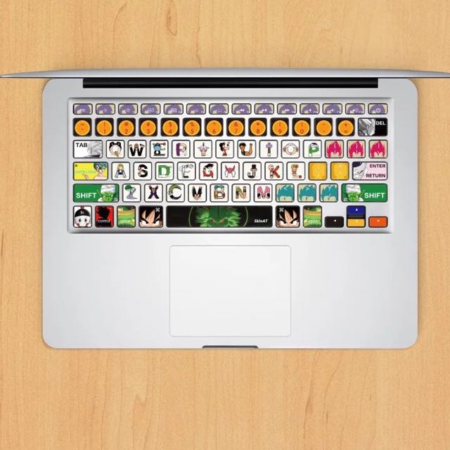 Dragonball Z Macbook Keyboard Decal Skin Sticker Bulletin Board
