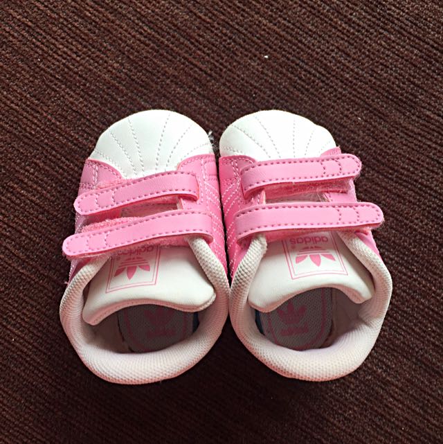 infant pink adidas