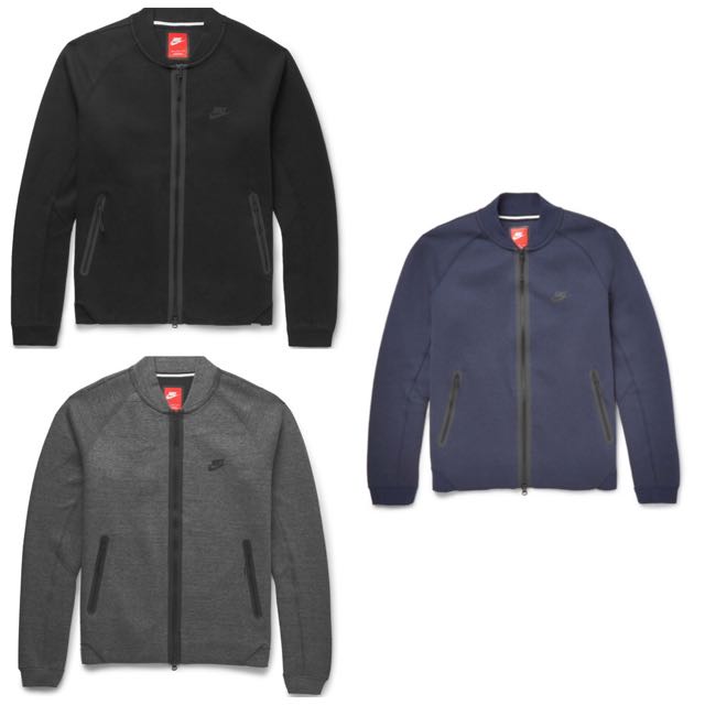 nike tech fleece varsity jacket