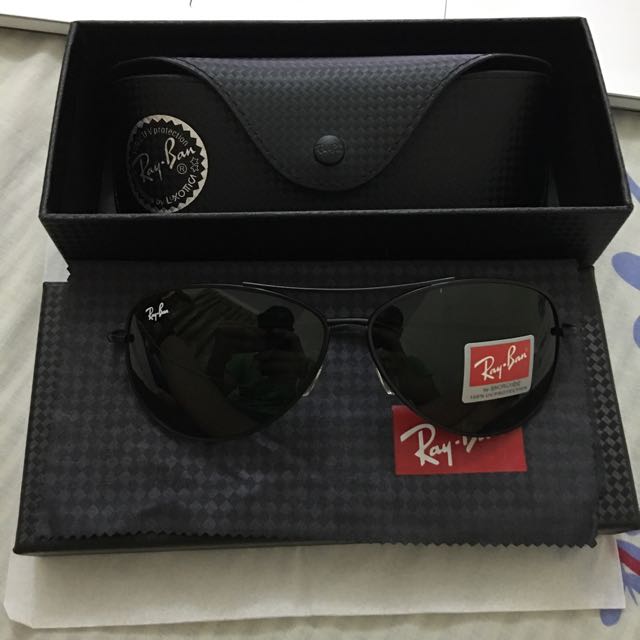 Rayban Luxottica Sunglasses, Men's Fashion, Watches & Accessories,  Sunglasses & Eyewear on Carousell