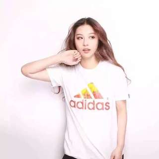 Adidas 時尚潮流純棉情侶款👫短袖