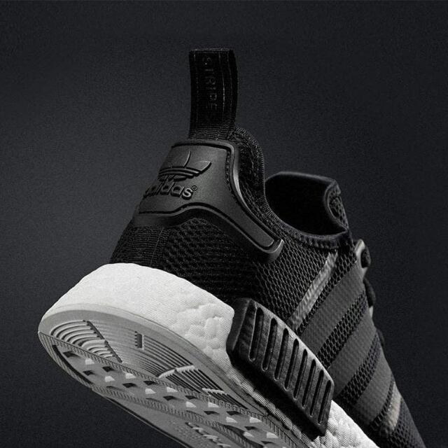 Adidas Originals NMD R1 Mesh Double Black HIGHEST BIDDER