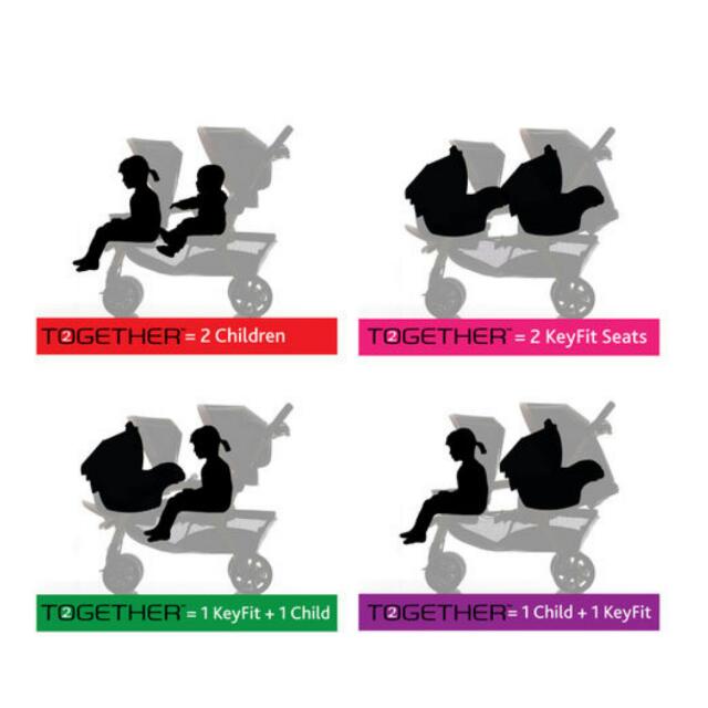 Chicco cortina together double stroller fuego shop