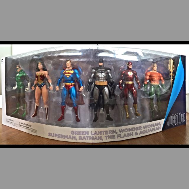 Alex ross justice league outlet figures