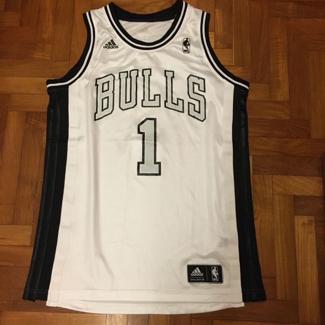NWT New Adidas Authentic Chicago Bulls Shorts 4XL White Derrick Rose