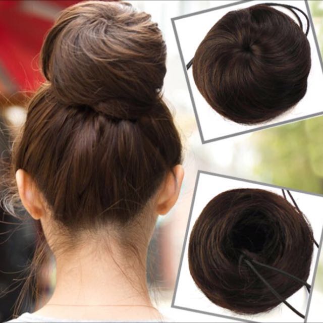 Fake Hair Bun Piece Women S Fashion On Carousell