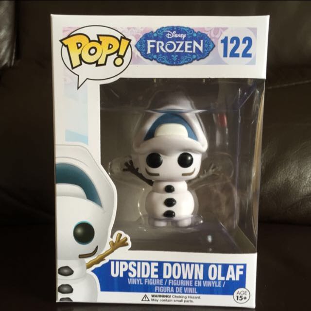 FUNKO POP DISNEY FROZEN UPSIDE DOWN OLAF # 122 VINYL FIGURE