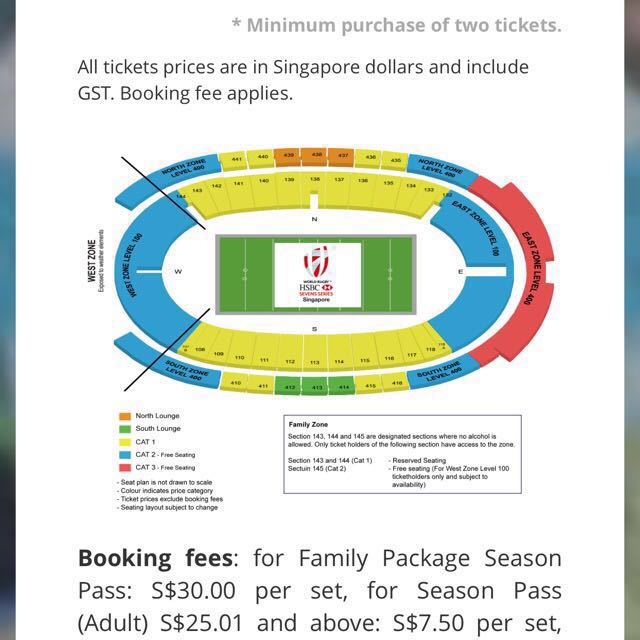 HSBC Rugby Sevens Ticket, Tickets & Vouchers, Event Tickets on Carousell