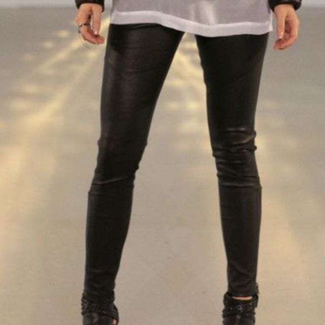 Leather pants kookai clearance