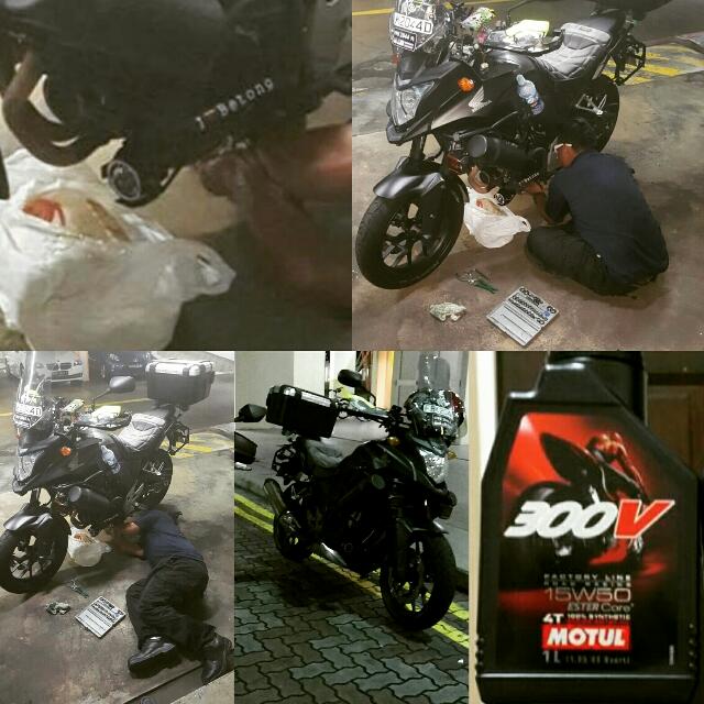 Motorcycle Oil And Oil Filter Change Car Accessories On Carousell
