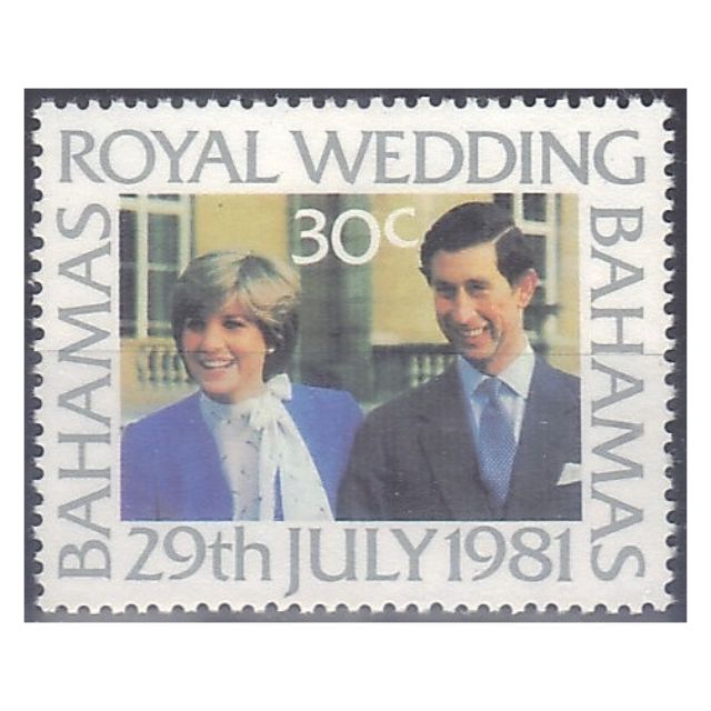 Stamp Set Royal Wedding Prince Charles Lady Diana Bahamas Vintage Collectibles On Carousell