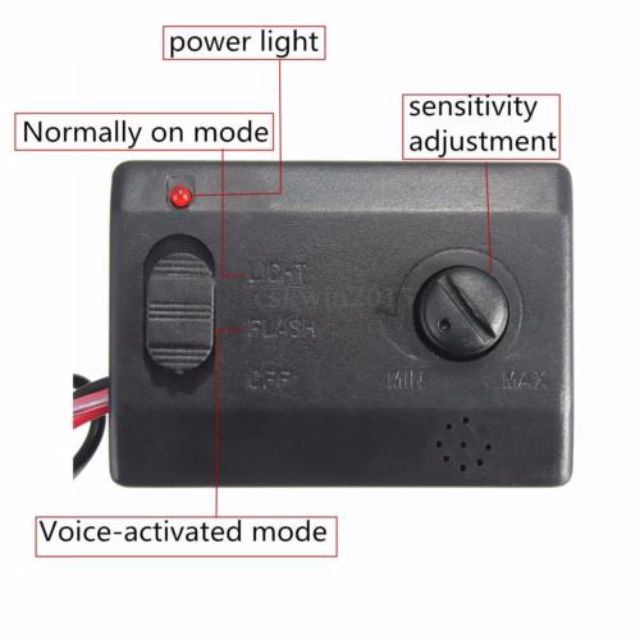 Voice Music Sound Activated Sensor LED Flasher Control Module, Hobbies