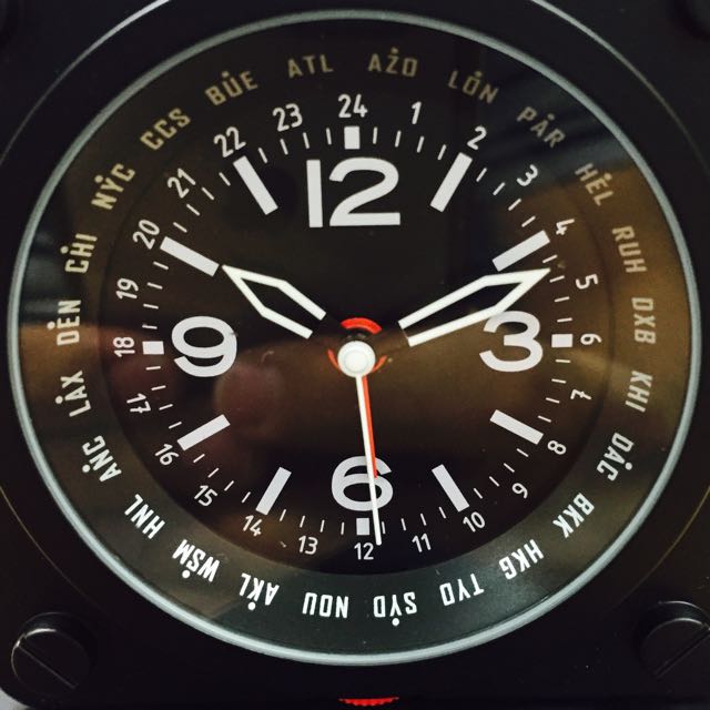 Boeing World Time Analog Alarm Clock, Furniture & Home Living, Home