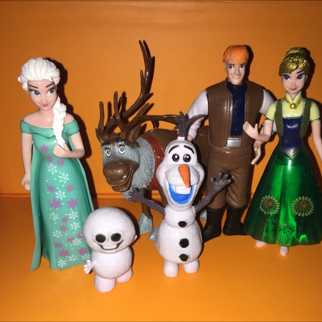 Frozen Fever Elsa Anna Figures Cake Topper Babies Kids On Carousell