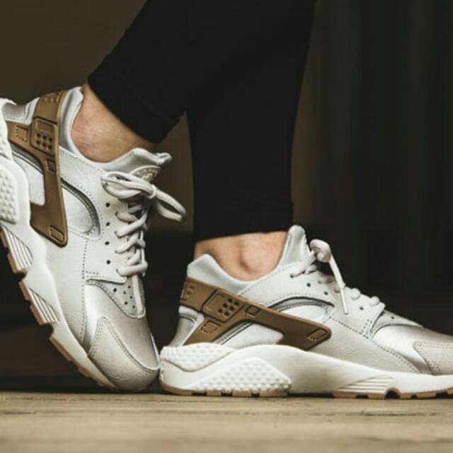 PO Nike Air Huarache Premium Suede Gamma Grey And Phantom Bulletin Board Preorders on Carousell