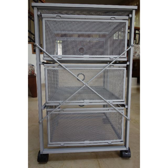 Ikea Metal Mesh Drawers Furniture On Carousell