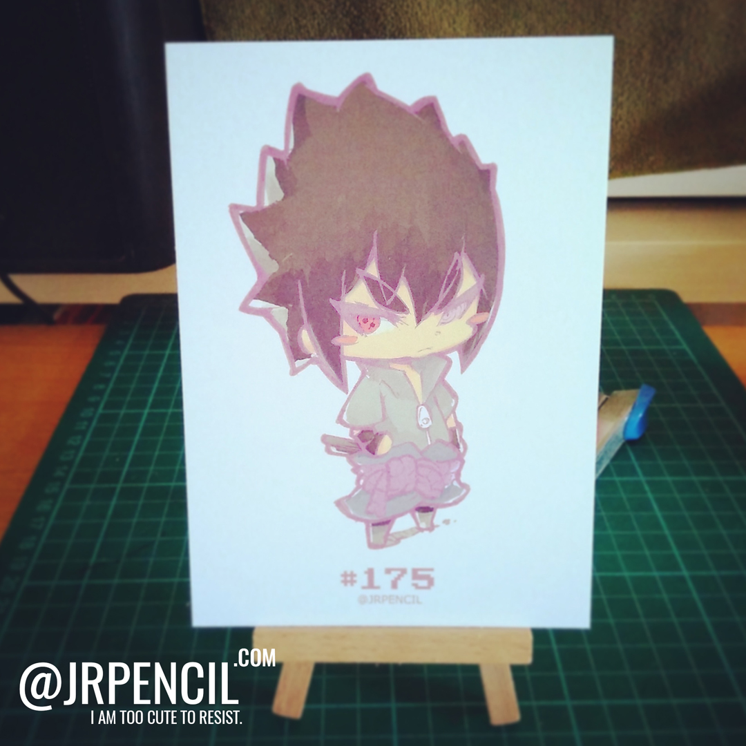 Naruto Shippuden Sasuke 175 A6 Artcard Print By Jrpencil Women S Fashion On Carousell